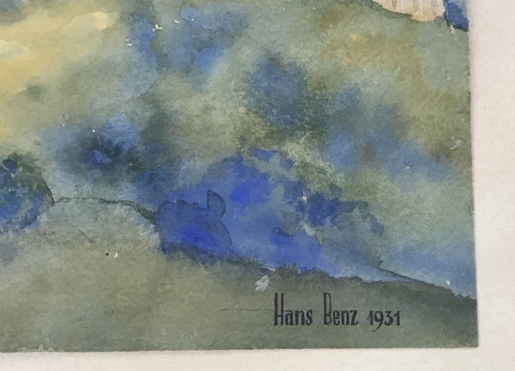 Gemälde: Hans Benz Original Aquarell – Gebraucht aus Wetzikon ZH von Nicki6 7