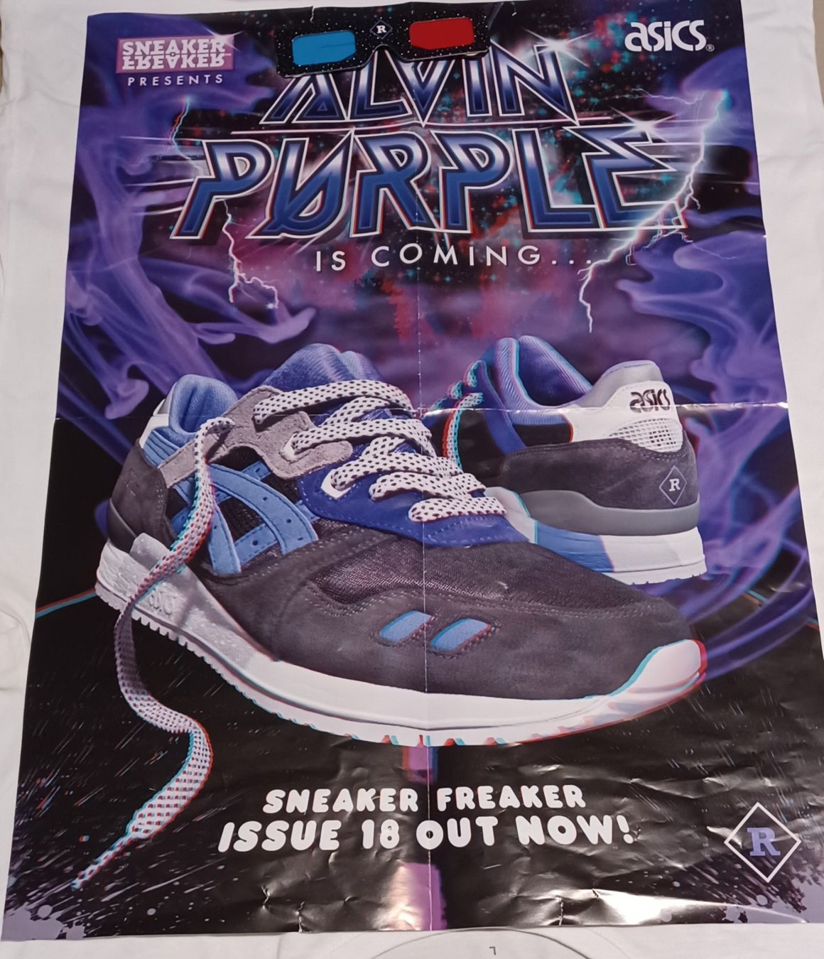 Posters & Illustrations: Sneaker Freaker 3D Poster Asics x mit 3D-Brille & Verpackung – D'occasion à Zürich par DarioMario