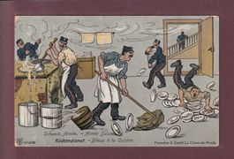 MILITAIRE - Service de cuisine - 1914