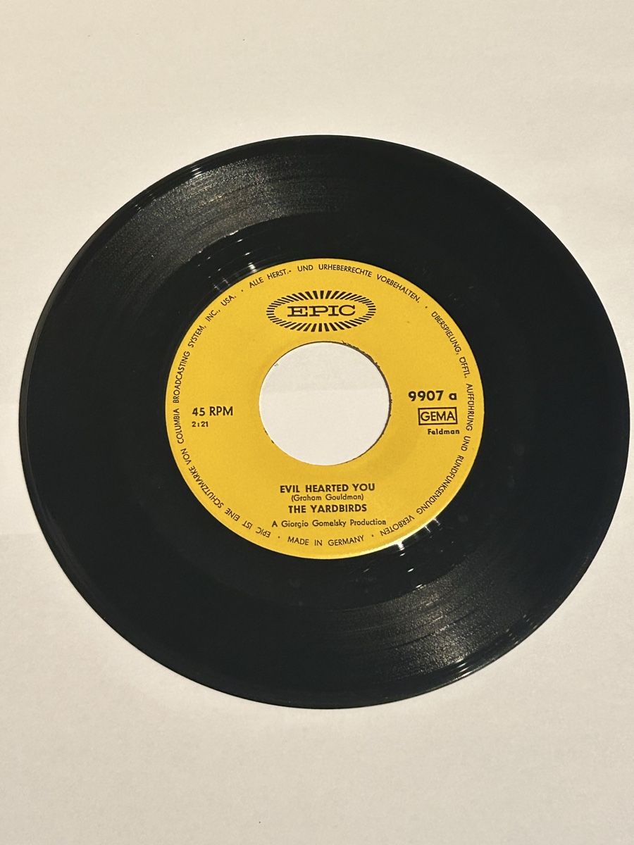 Vinyles: Yarbirds. 1965. Evil Hearted You – D'occasion à Faulensee par Mizuno06 2