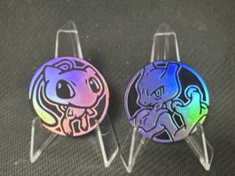 Pokemon münzen Mew & Mewtwo (selten)