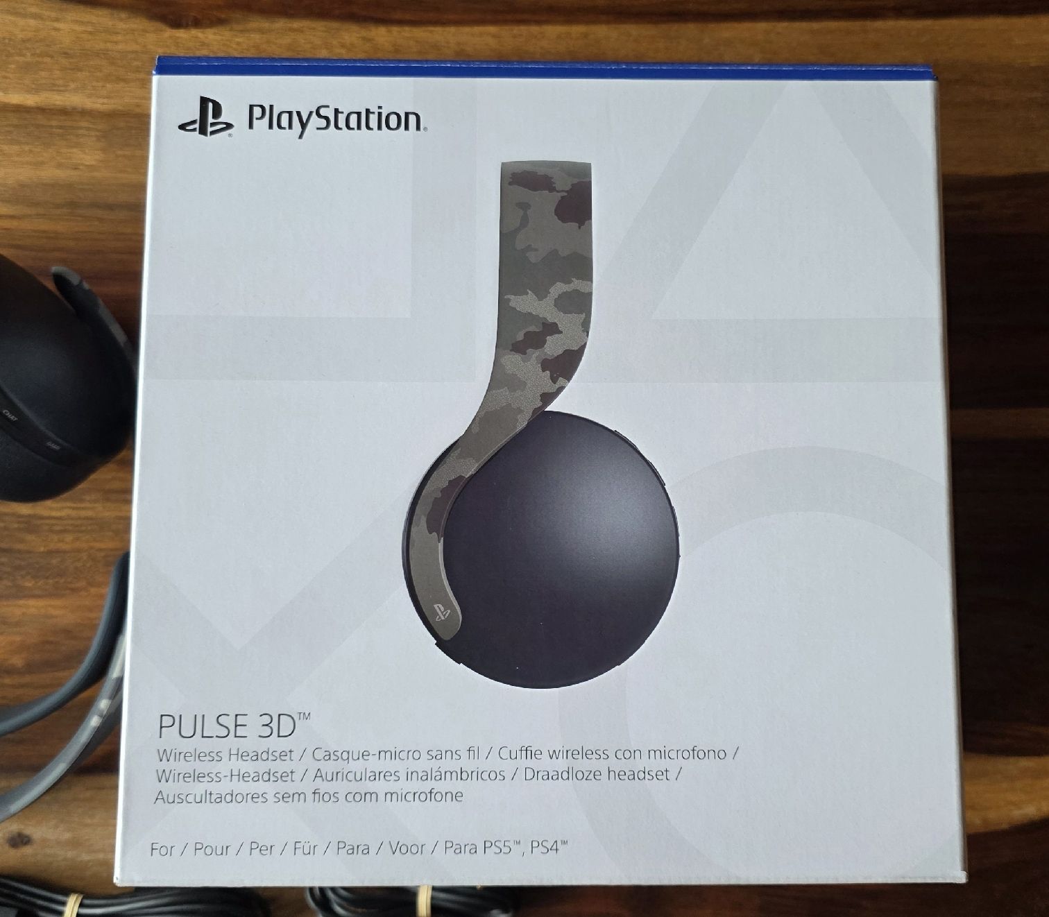 Cuffie: Playstation Pulse 3D-Wireless-Headset – Grey Camouflage  – Usato da Mettau venduto da eli_k78v 4
