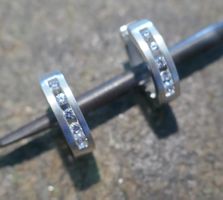 Kreolen in Silber mit Zirkonia