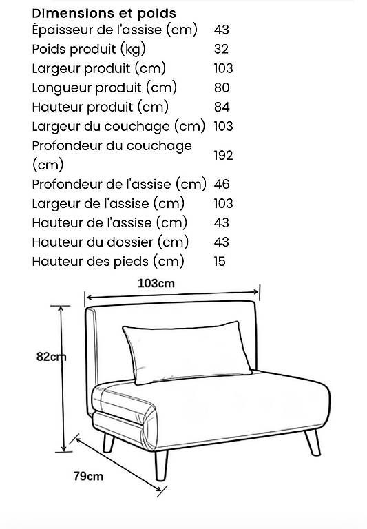 Sofas: Canapé lit Conforama – Gebraucht aus Genève von joa_2gxc 4