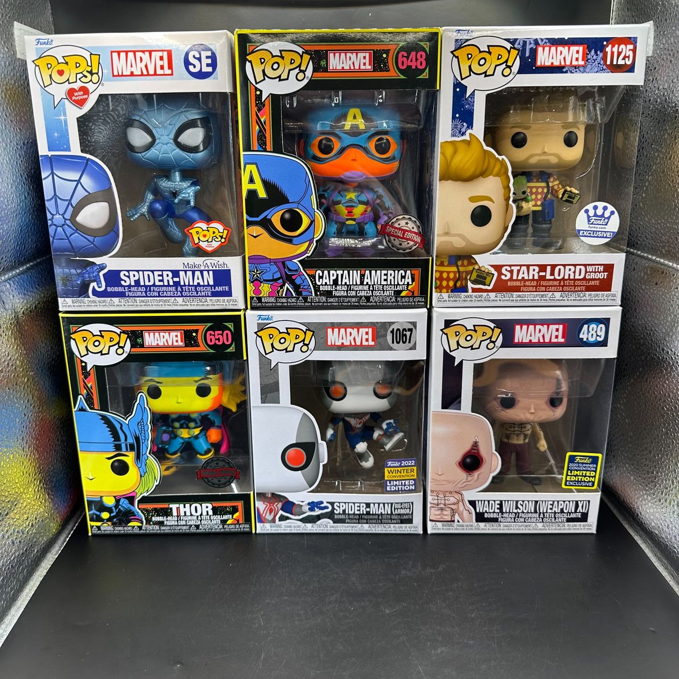 Funko Statuette: Funko Pop Marvel 6Stk Sammlung – Usato da Düdingen venduto da Nerdworld