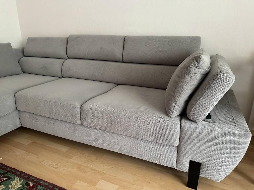 Sofas: Neuwertiger Bettsofa / Ecksofa grau  – Gebraucht aus Zürich von Gugu3011 2