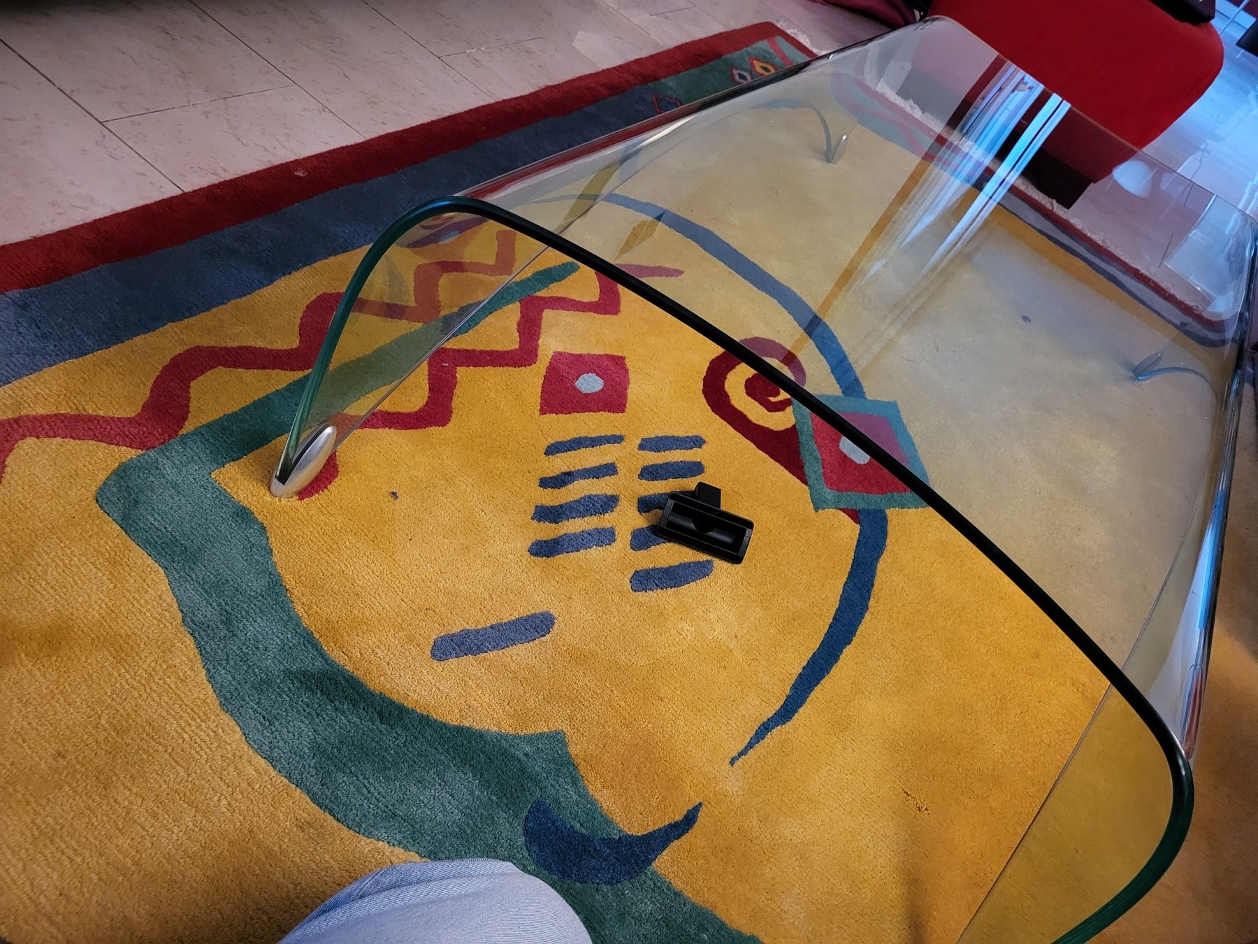 Tische: Superbe table de salon en verre signée. – Gebraucht aus Fribourg von chr_s7h9 1