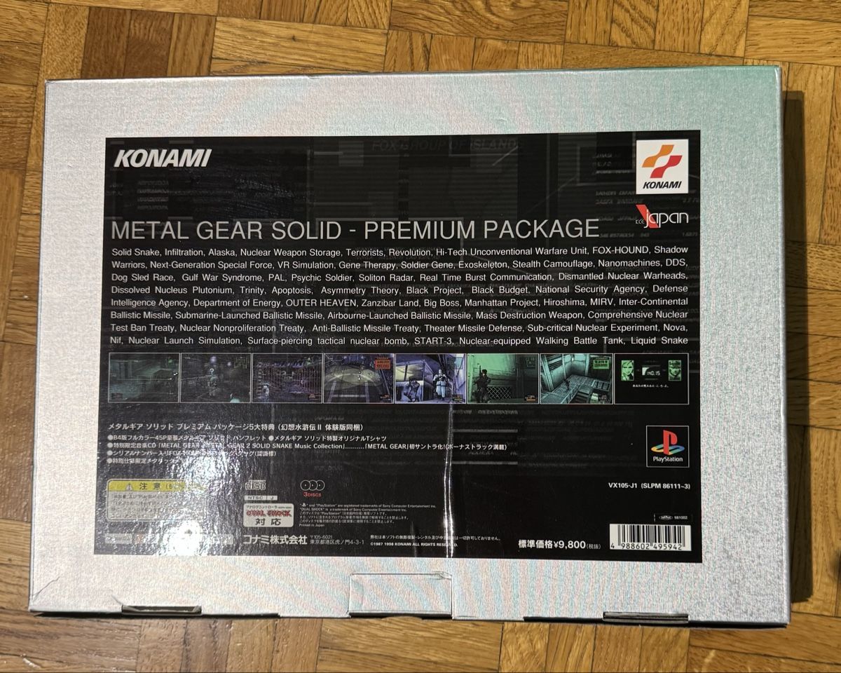 Giochi: Jeu PS1 Metal Gear Solid Premium Package import Japon – Usato da Ecublens VD venduto da Snake_sama01 1
