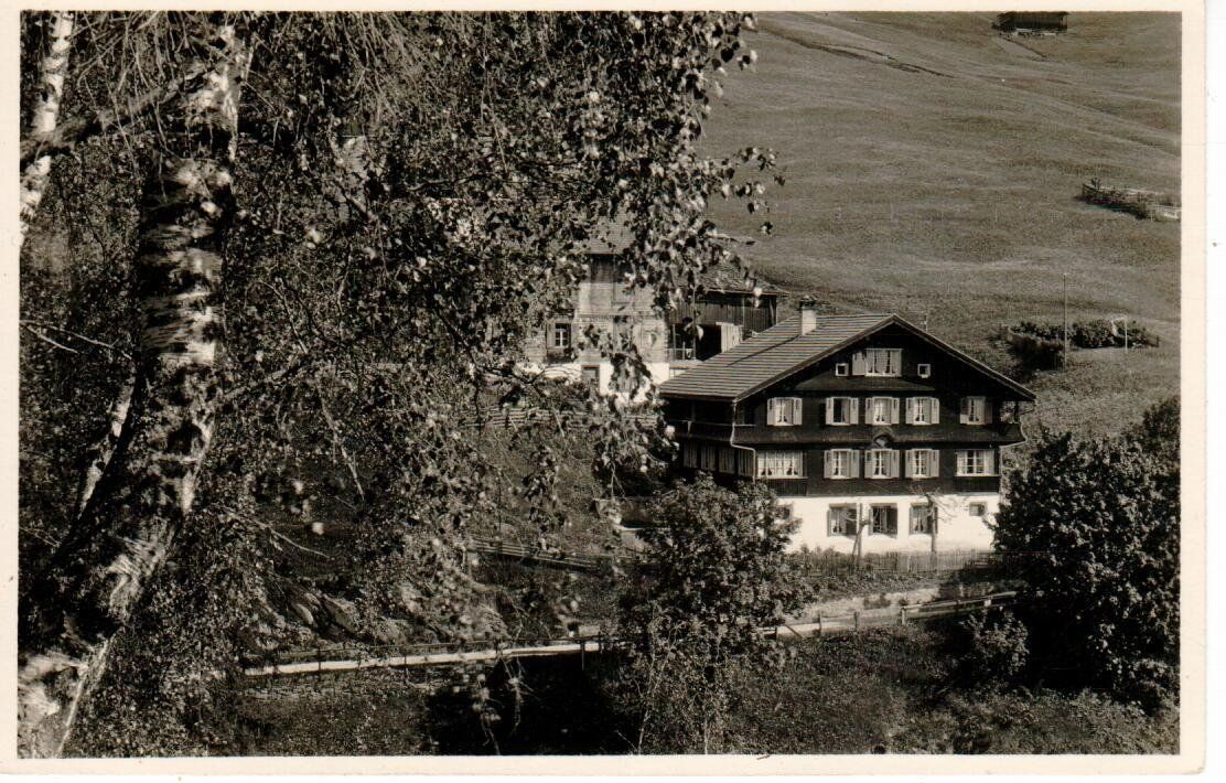 Cartoline postali: St. Antönien - Pension Waldhaus – Usato da Wolhusen venduto da Curver9