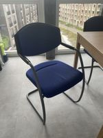 Giroflex Freischwinger blau-schwarz 6 Stück