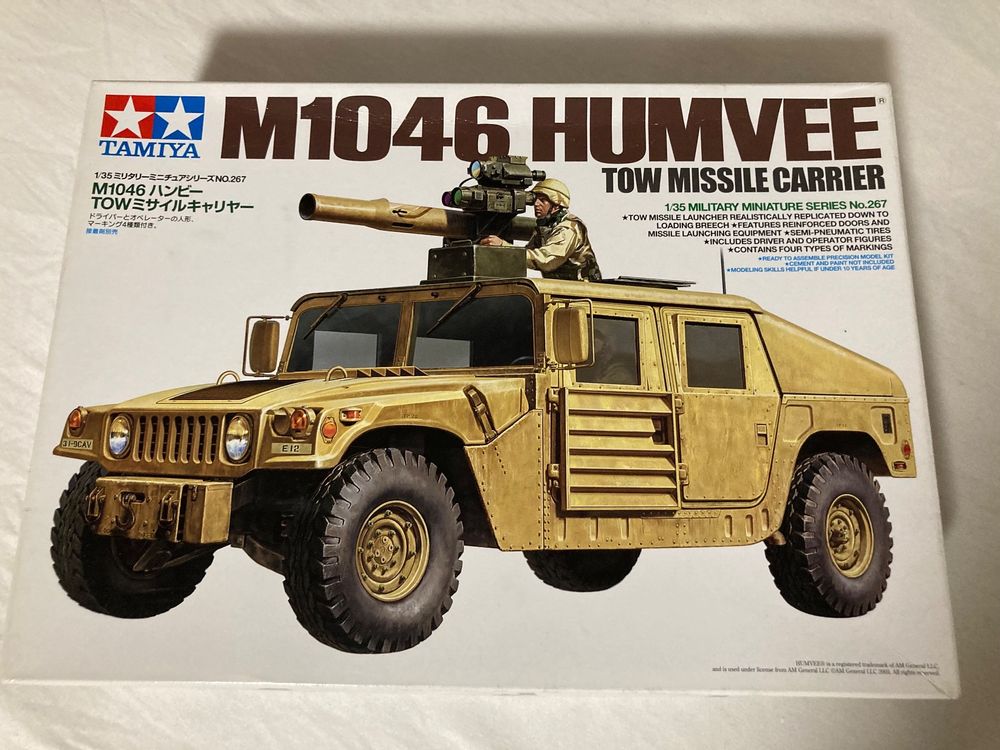 M1046 Humvee Tow Missile Carrier von Tamiya (Neu (gemäss Beschreibung ...
