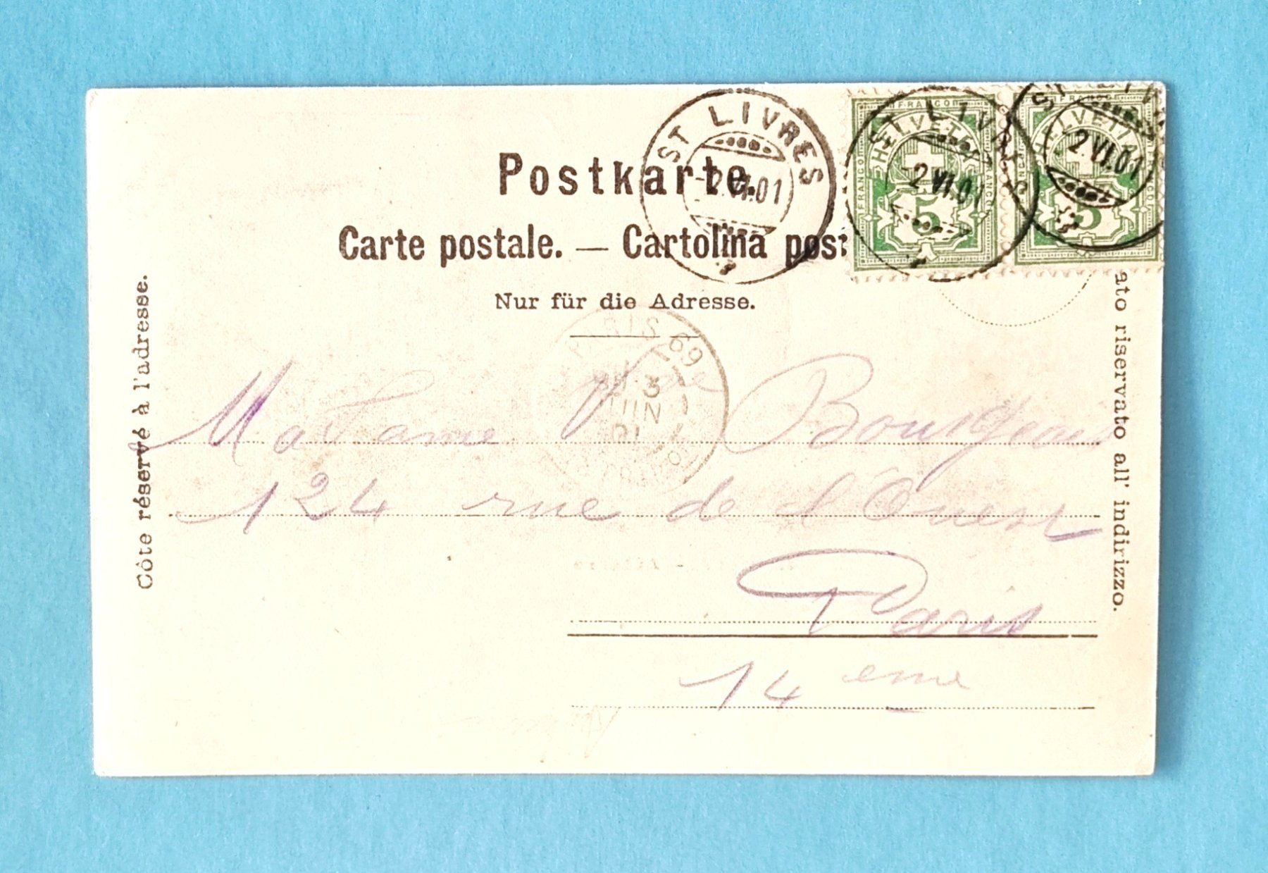 Cartes postales: Aubonne - Bahnhof - Gare - 1901 – D'occasion à Rothrist par RROENK 1