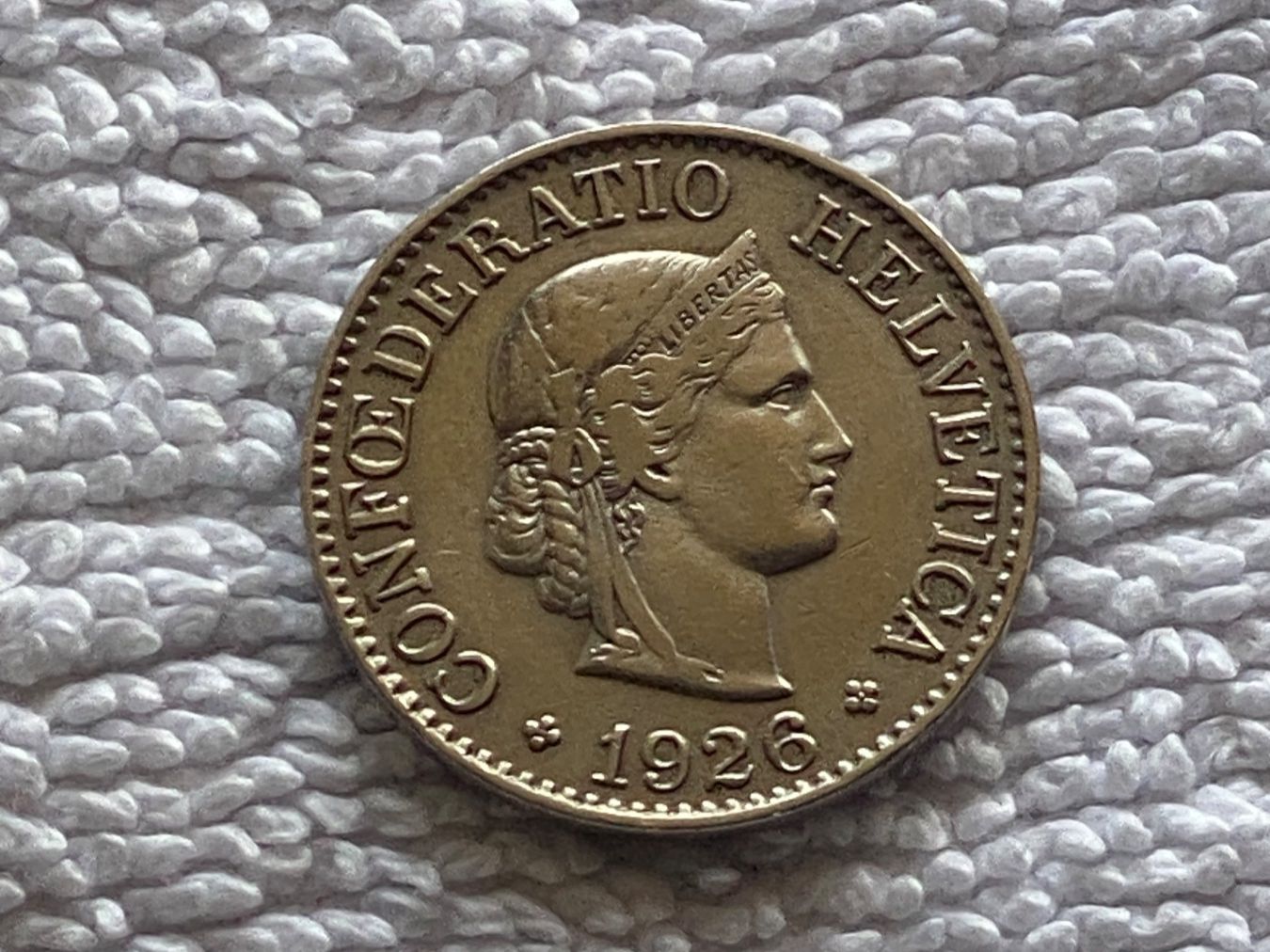 Tutti le monete: 10 centimes/rappen 1926 – Usato da Nyon venduto da Ilmi09