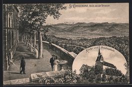 St. Chrischona, Blick von der Terrasse a