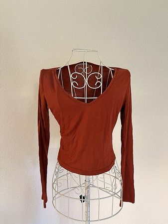 Langarmshirt in Kupfer Farben 🧡