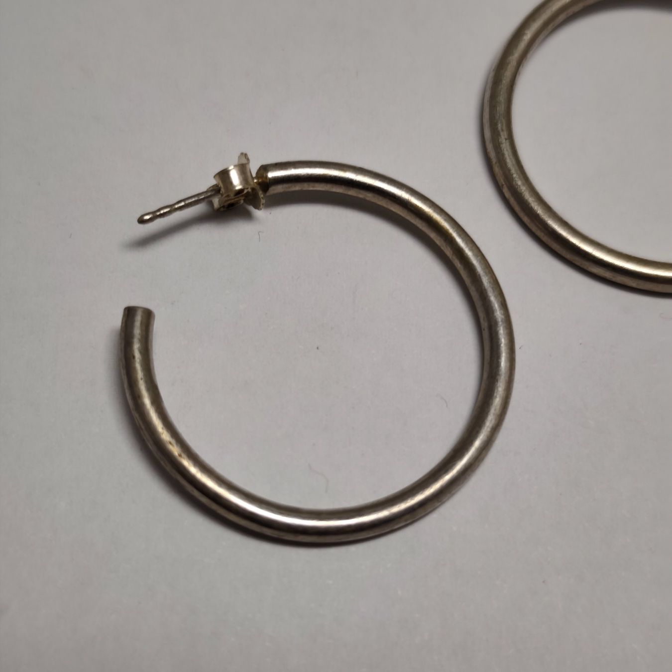 Orecchini pendenti & Orecchini a lobo: Vintage Silver silber Stud Earrings Boucles d'Oreilles #A3 – Usato da Châtelaine venduto da Tropic.Watch2 2