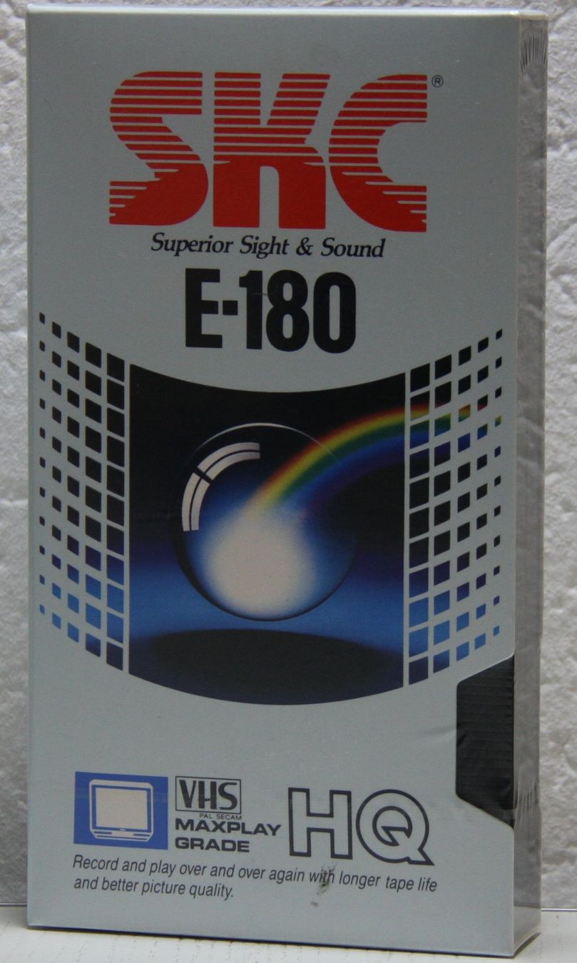 Leerkassetten: SKC HQ E-180 VHS Videocassette – Neu und originalverpackt aus Fisibach von he-man210