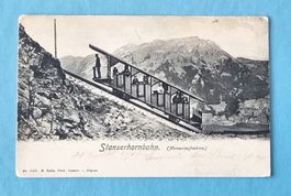 Stanserhornbahn - Standseilbahn - Monentaufnahme - 1906