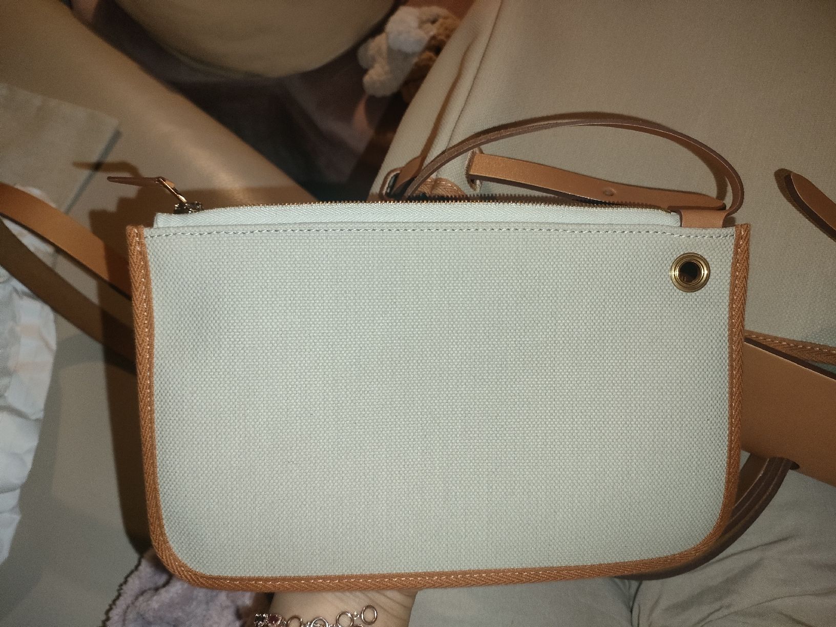 Hermès Taschen: Hermès Herbag Zip 31 Canvas Beige toffee – Neu (gemäss Beschreibung) aus Wil SG von Peachy 5