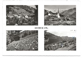 Seewis im Prättigau (GR) 4 Ansichten - Ferien-Stempel - 1961