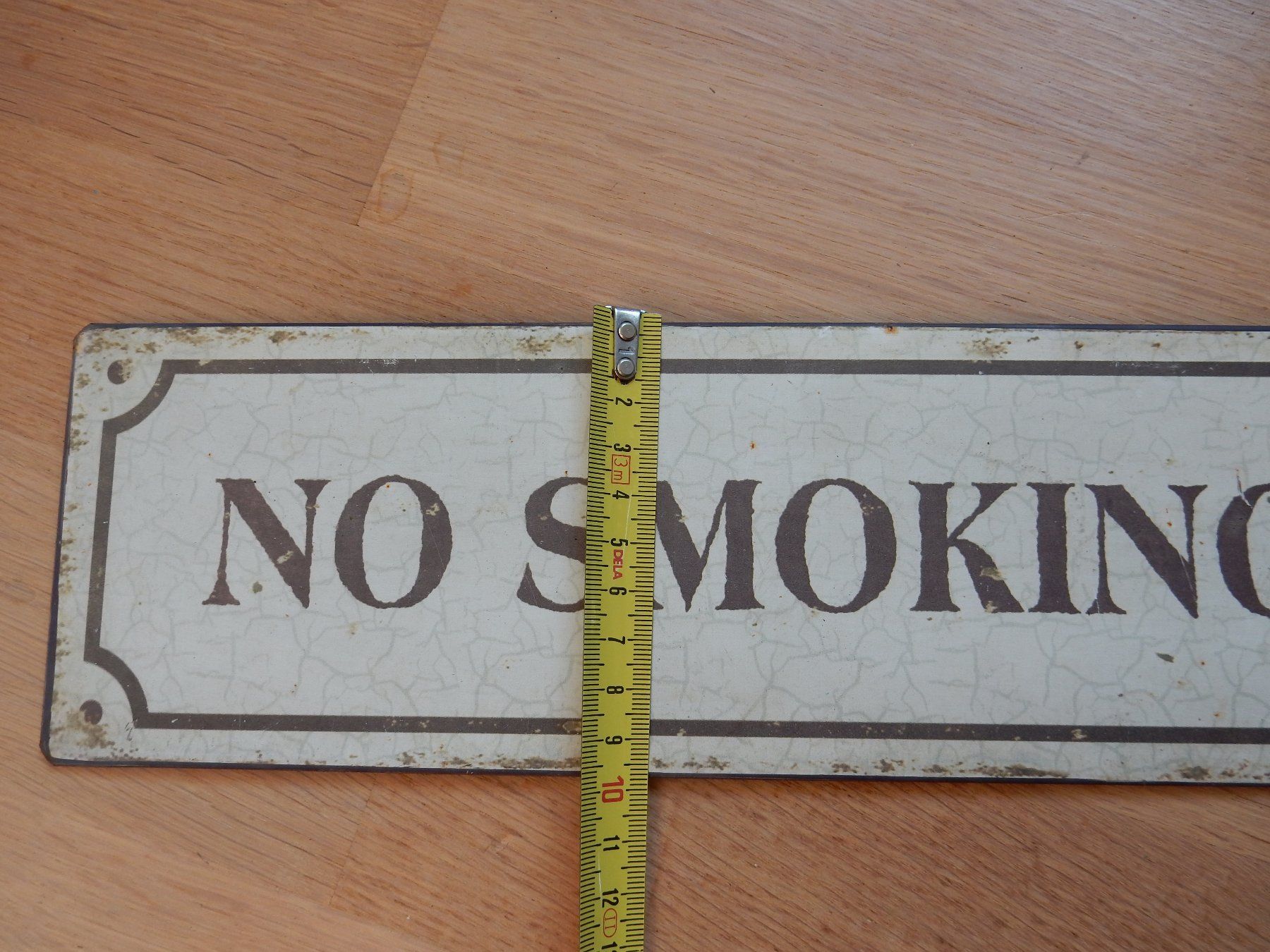 Insegne: Blechschild Schild 'NO SMOKING' - Metall, Tafel – Usato da Jona venduto da simongarden 2