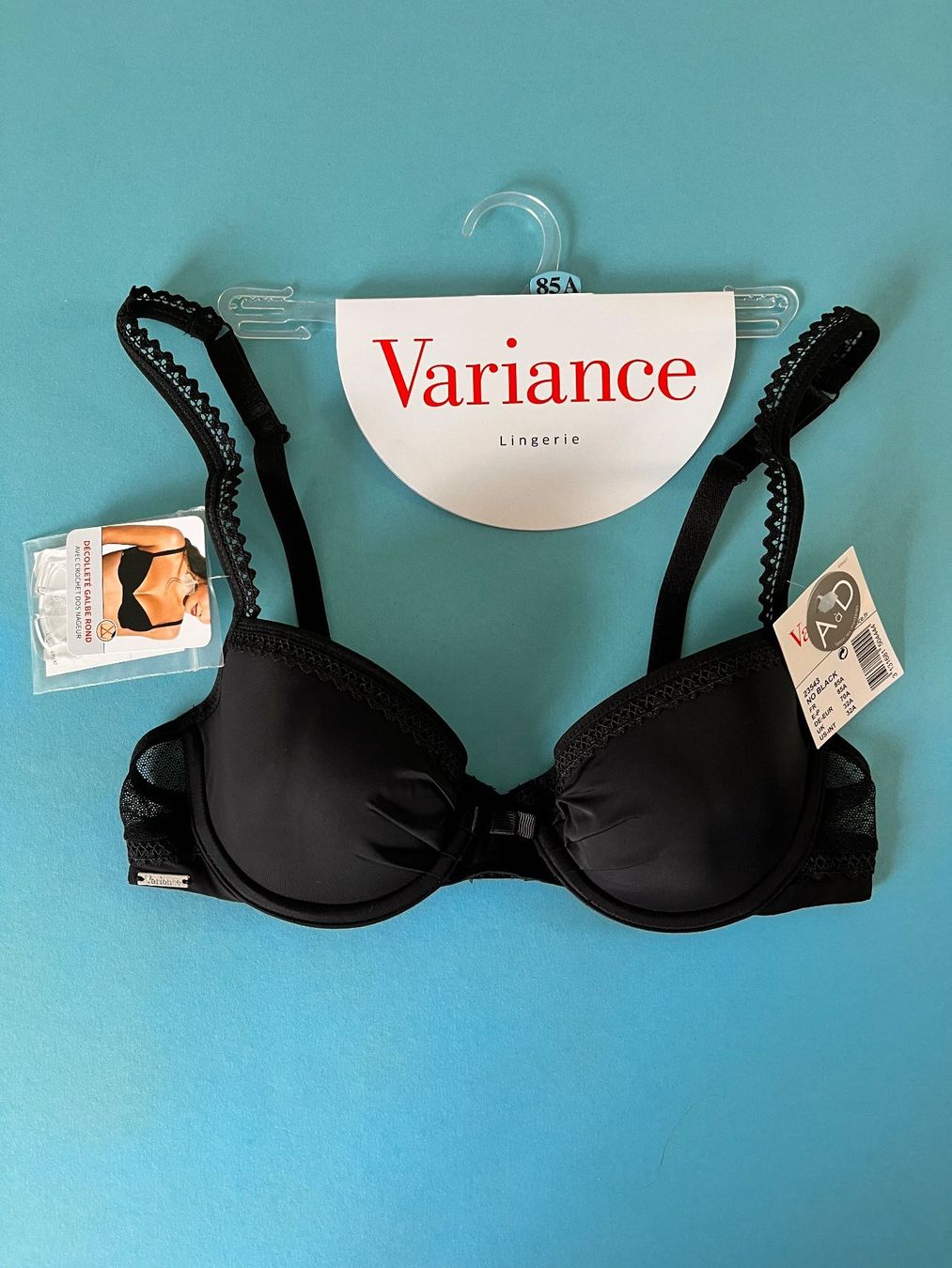 Sonstige Unterwäsche: Bügel-BH VARIANCE, Grösse 70 A, Farbe Schwarz – Neu und originalverpackt aus Rudolfstetten von gst_g7xl 8