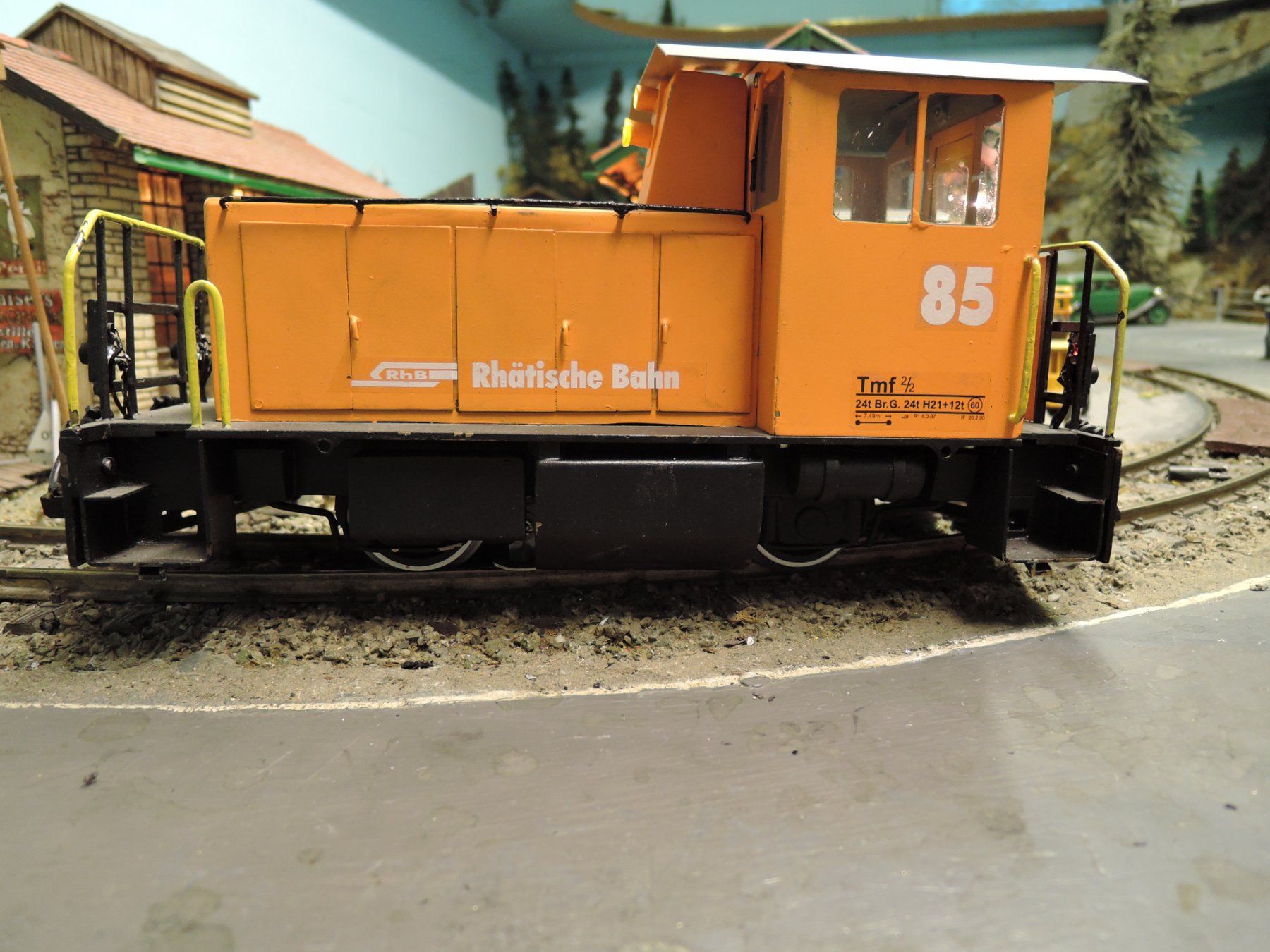 Modelleisenbahnen: Eigenbau Messingmodel RhB Tmf 2/2 – Gebraucht aus Magden von dbglgb 1