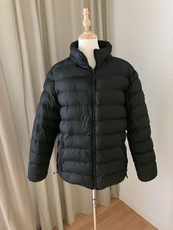 Pufferjacke Männer schwarz Grösse S