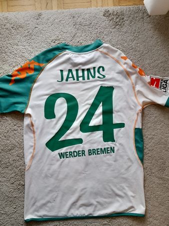 Werder Bremen Matchworn Trikot "Jahns", signiert, XL!