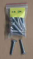 14 Stk. Sechskant Schraube M8 x 45, verzinkt
