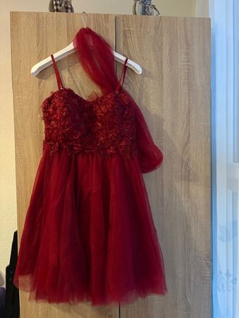 Rotes Cocktailkleid/Abendkleid, Grösse M, festlich!