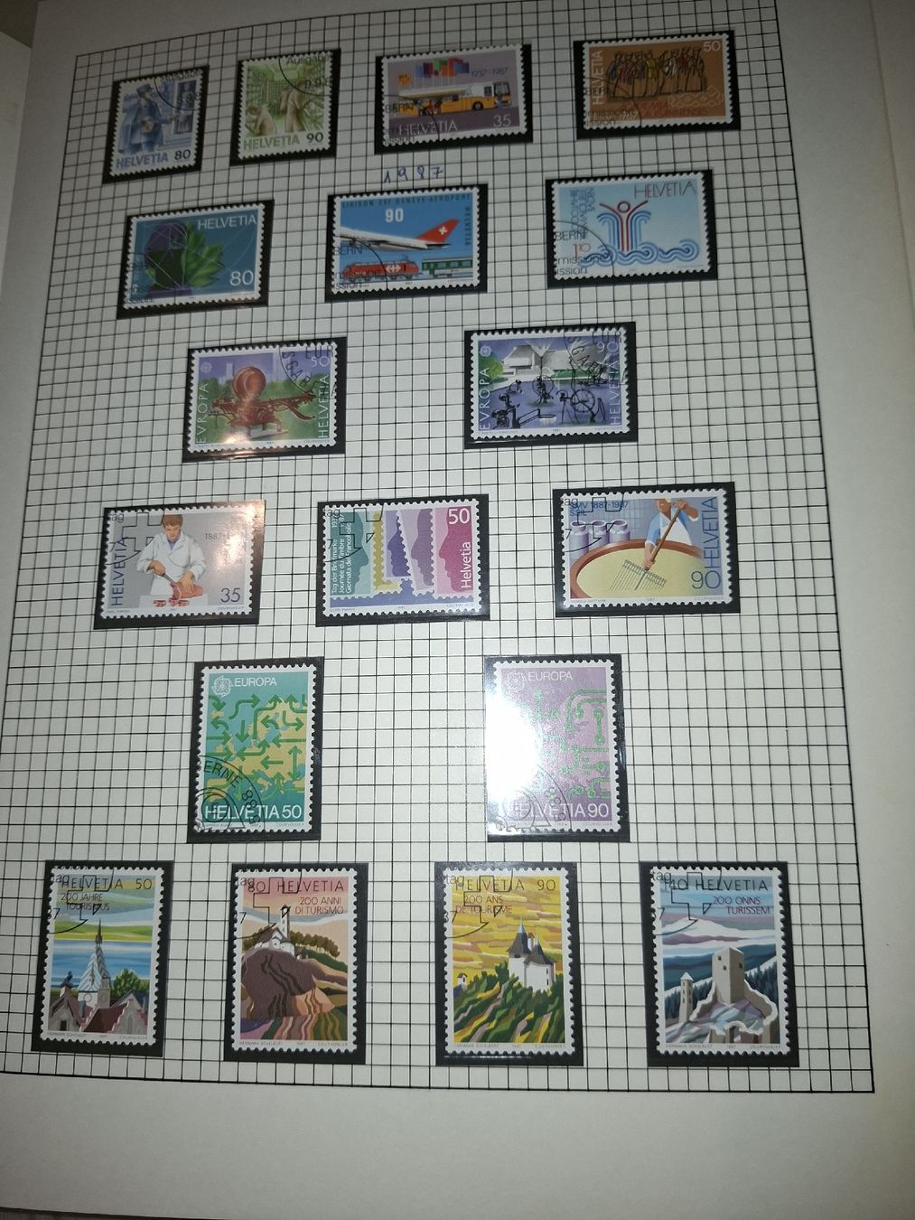 Tous les timbres: Sammlung Werbemarken / Selbstgestaltet – D'occasion à Balgach par SIMEON27 9