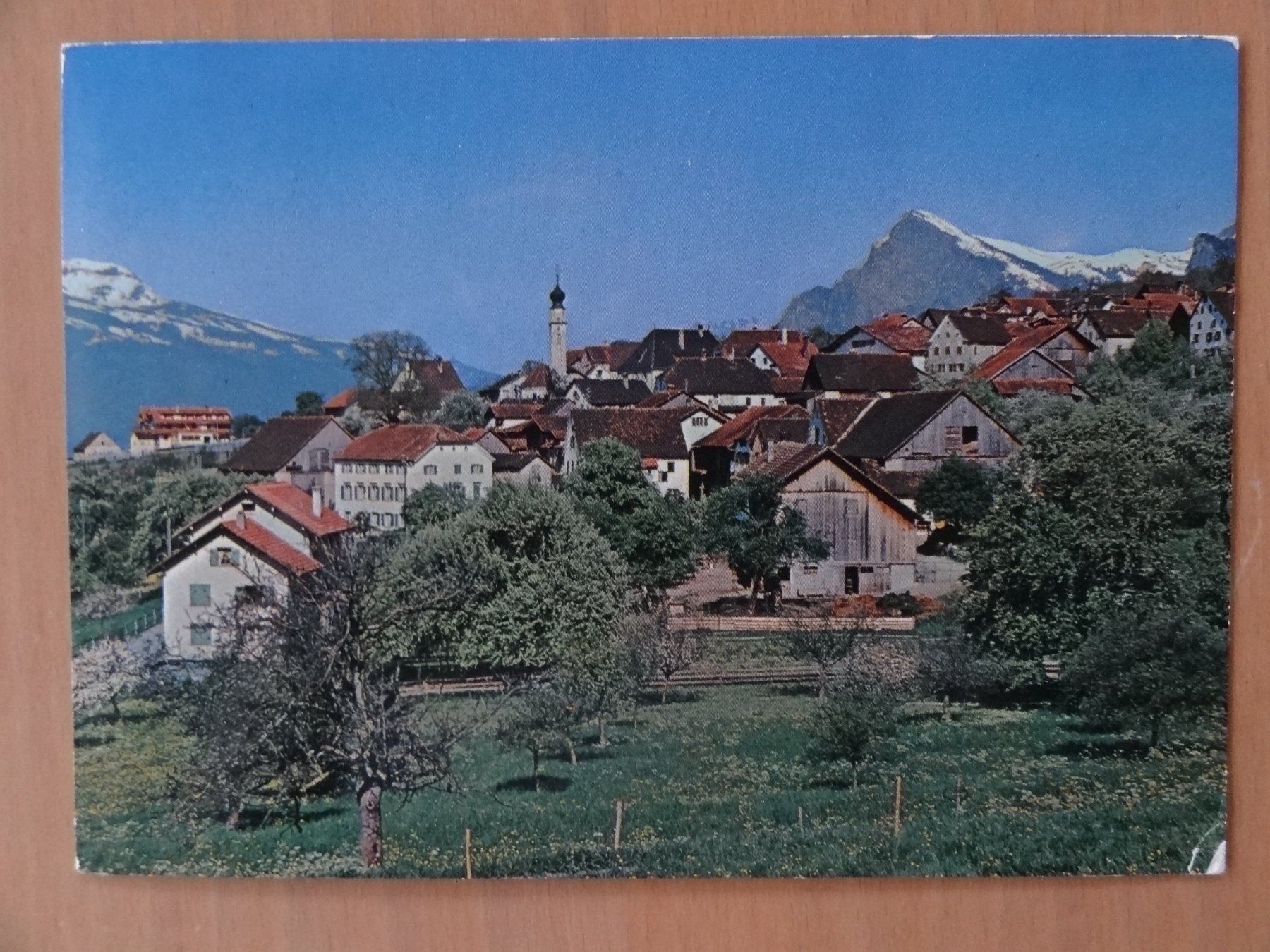 Cartoline postali: Jenins - Grisons - 1976 – Usato da St Léonard venduto da Riglin