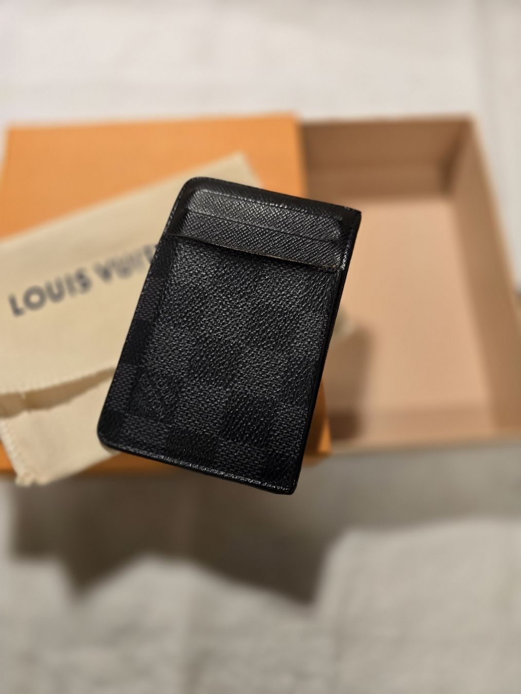 Louis Vuitton Portafogli: Louis vuitton card holder damier graphite – Usato da S. Antonino venduto da paoloc1842 4