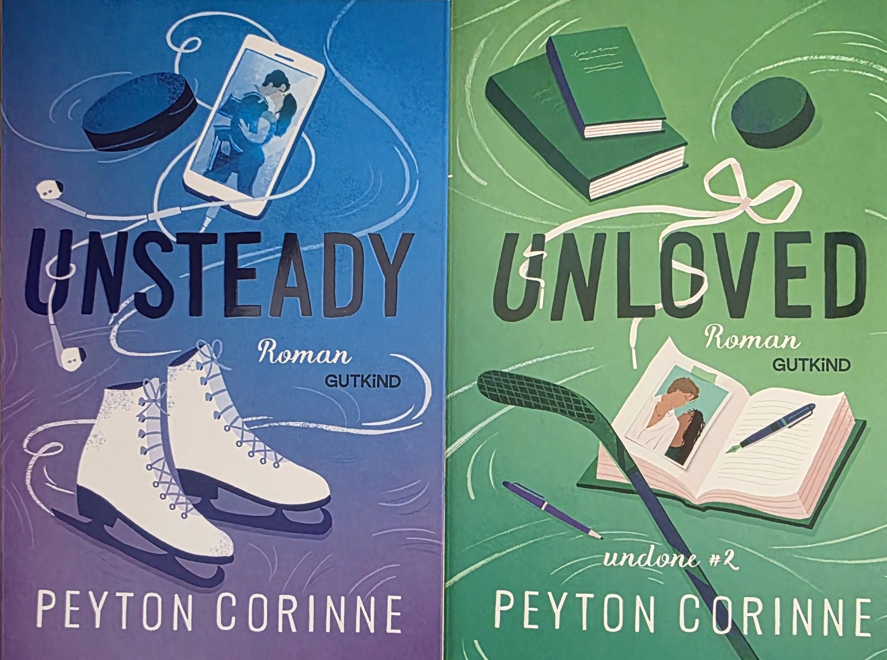 Libri: Romane "Unloved" und "Unsteady" von Peyton Corinne  – Usato da Malans GR venduto da Pat800