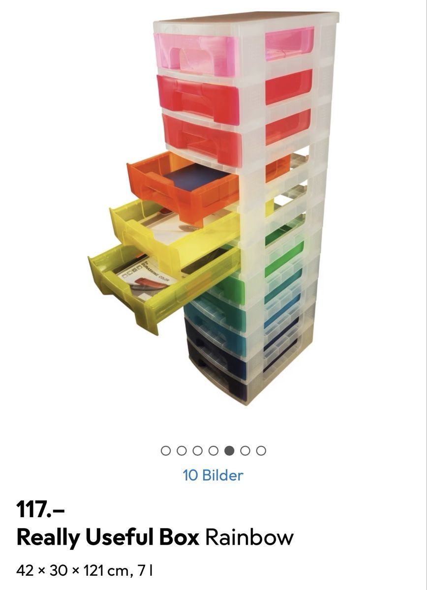 Contenitori & Simili: Really Useful Box Rainbow – Usato da Unterseen venduto da domhad 2