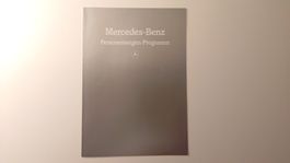 MERCEDES PROGRAMM 1983 - Prospekt