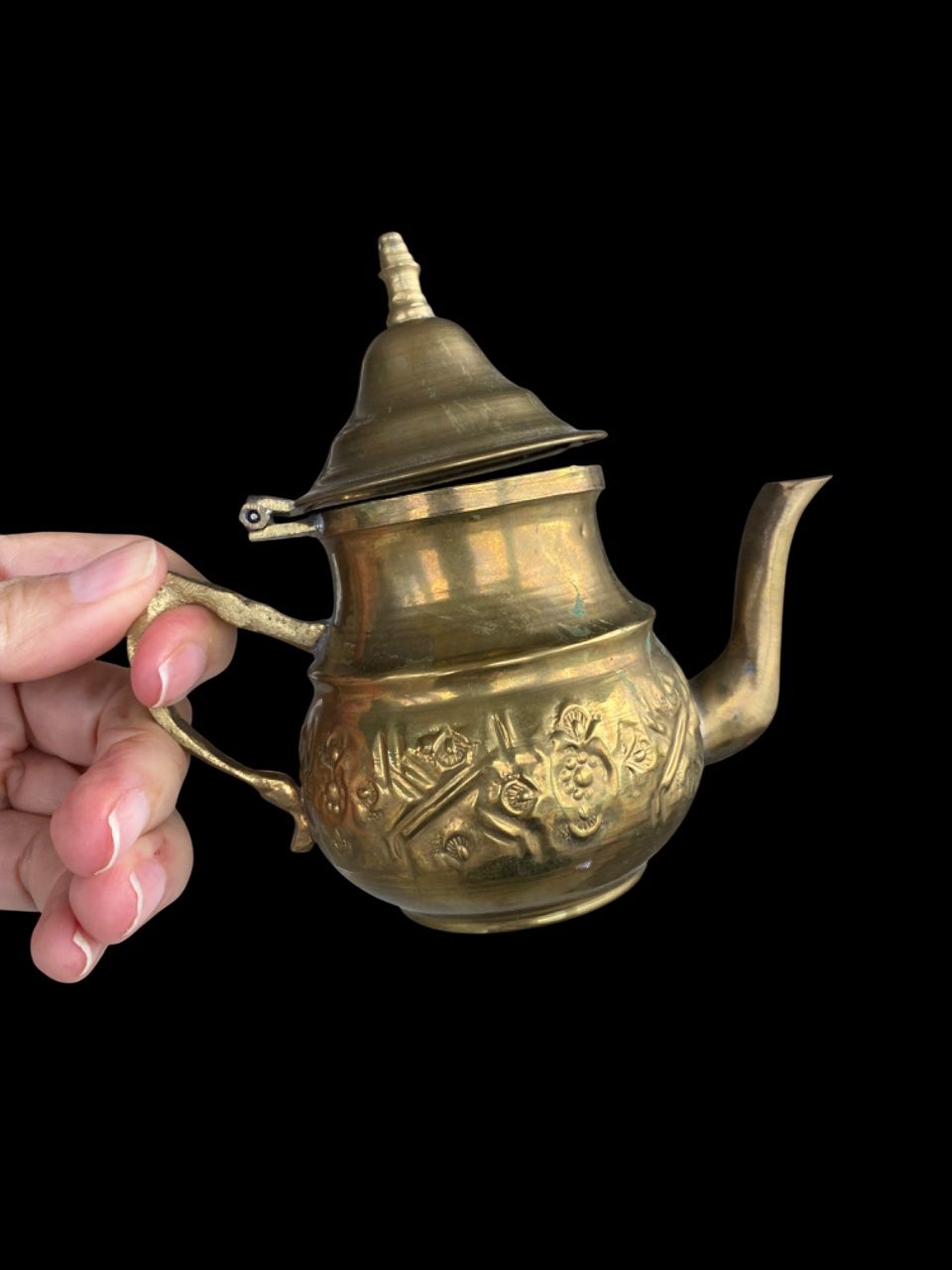 Teekannen: Handgemachte Teekanne & Teller aus Bronze & Messing Marokko – Neu (gemäss Beschreibung) aus niederbipp von Esbenz 3