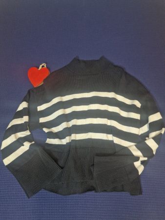 EDC Pullover gestreift schwarz weiss Grösse S top Zustand