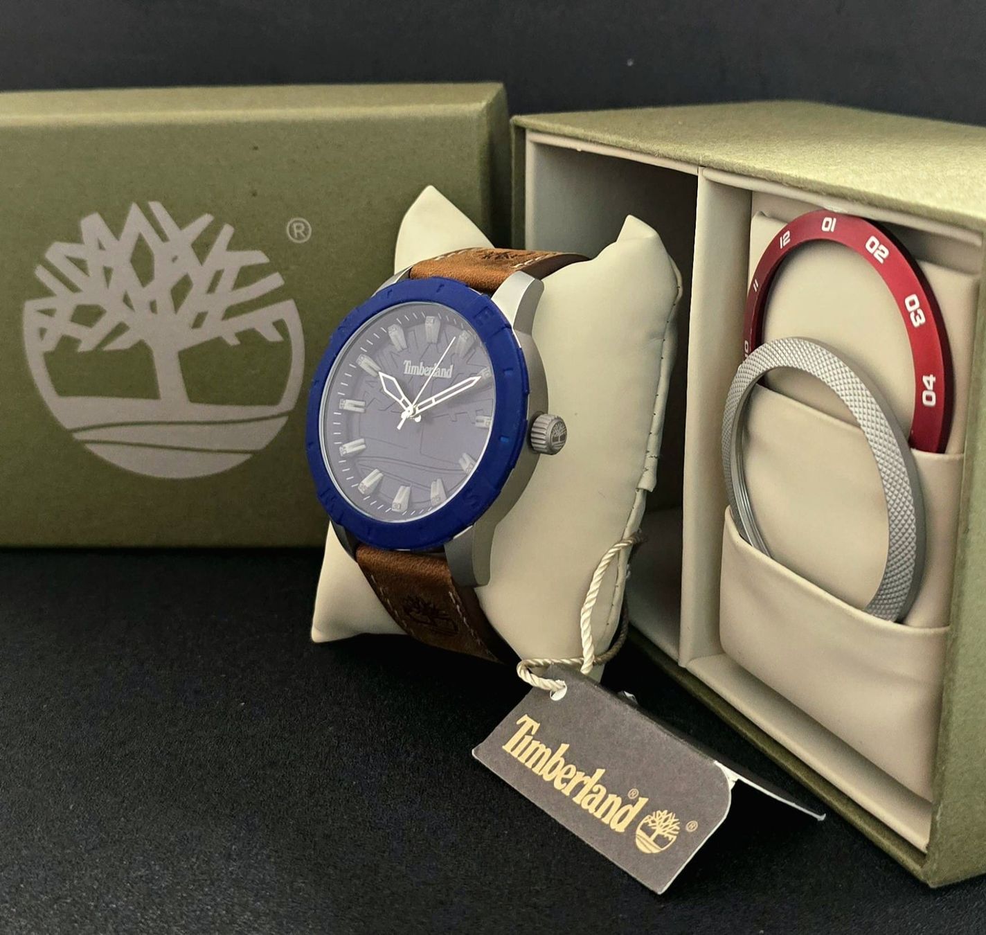 Certina Orologi: NEU TIMBERLAND PEPSI Full Set BOX – Nuovo e nell'imballaggio originale da Neftenbach venduto da Taschen-Uhren