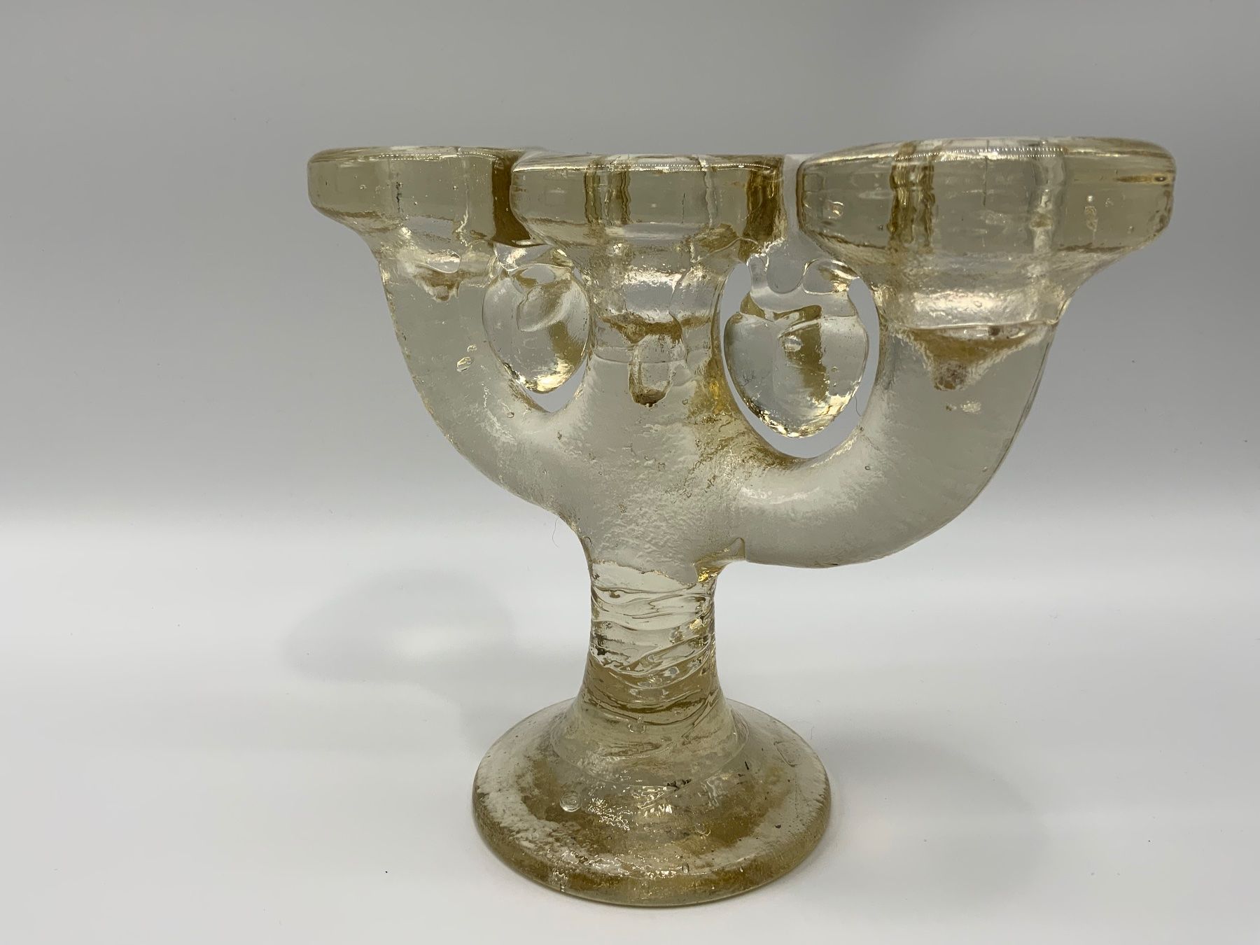 Portacandele: Herz Kerzenständer Pukeberg Glas – Usato da Erlach venduto da silvia3235 4