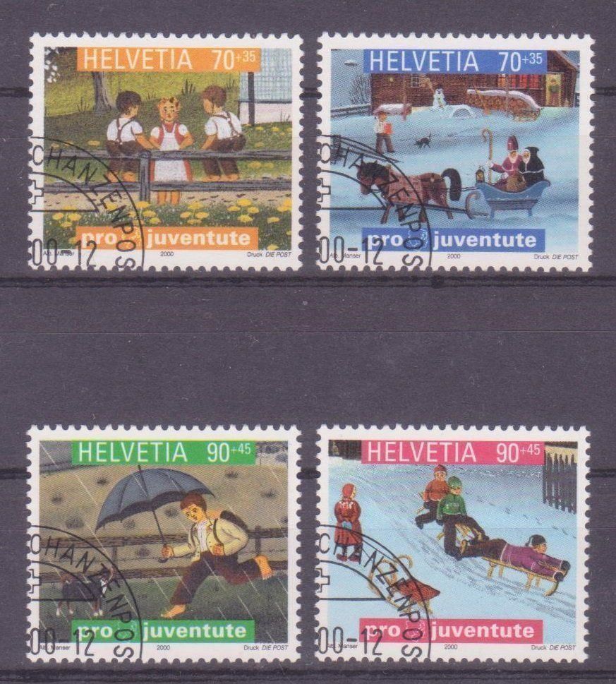 Tutti i francobolli: Pro Juventute ZNr. 356/359 Kinderbücher – Usato da Gränichen venduto da Teufenthaler