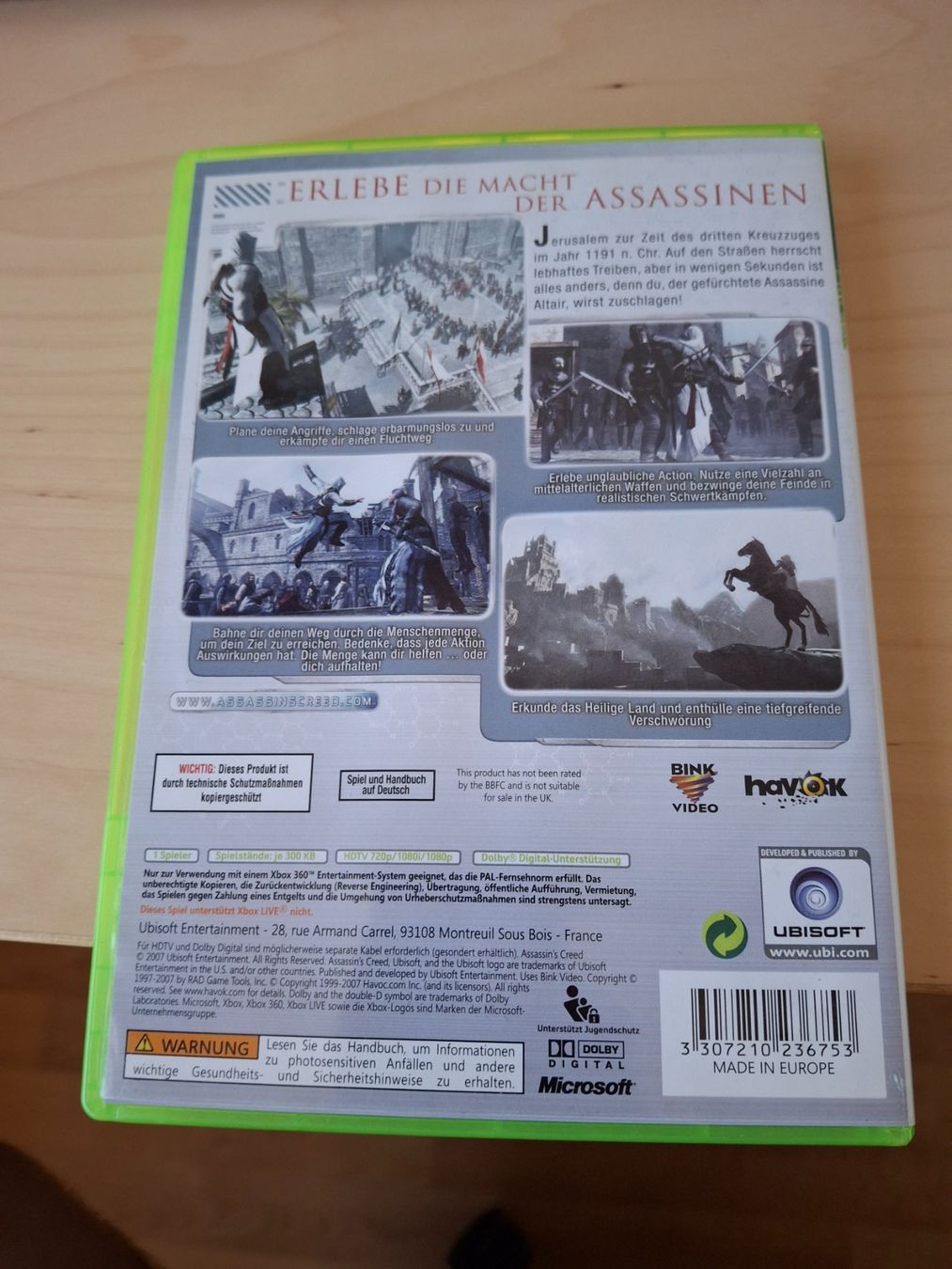 Jeux: ASSASSIN'S CREED XBOX 360 – D'occasion à Ipsach par Wildlifecolors 1