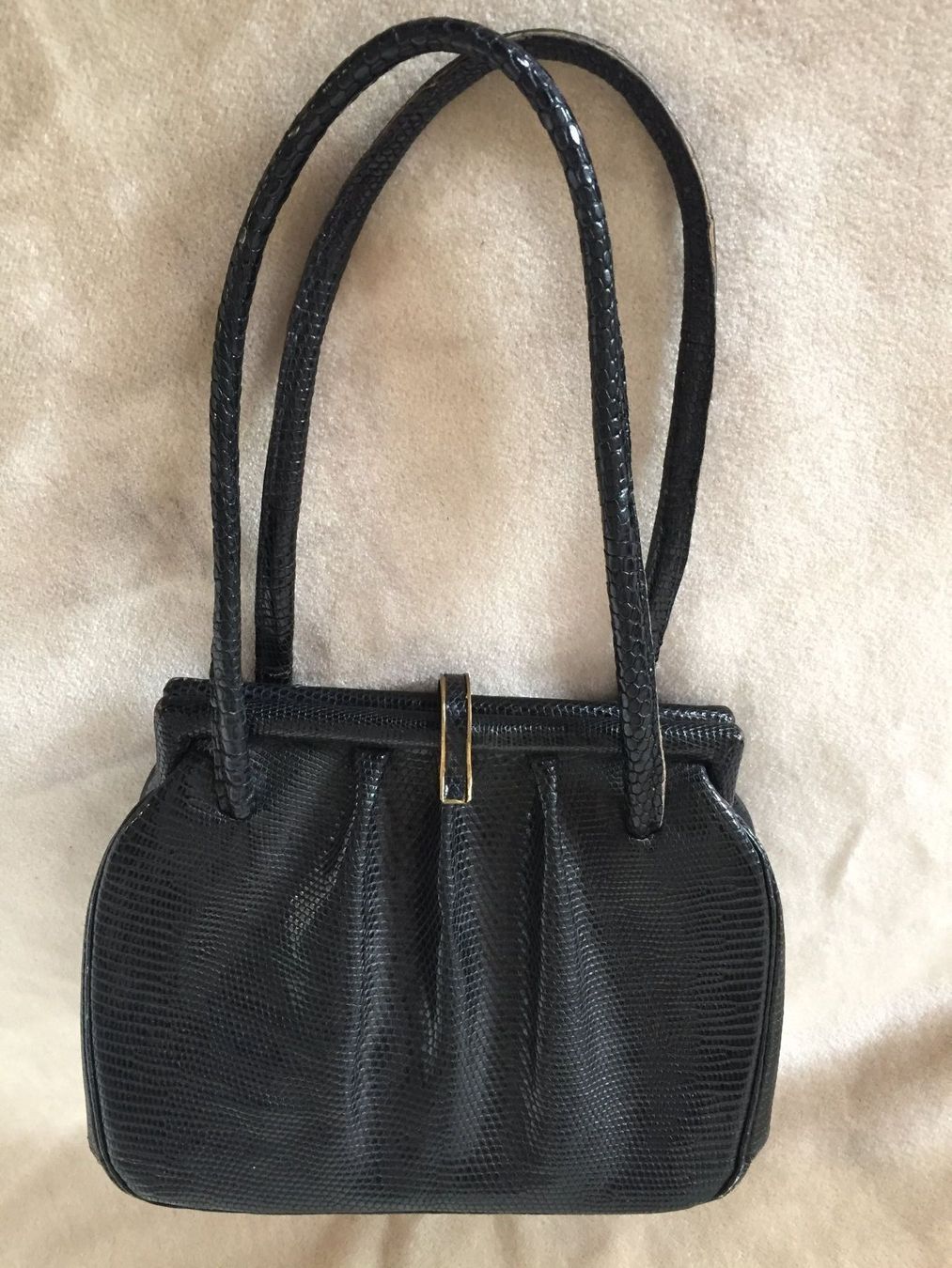 Borse da donna: Vintage Elegante Leder Tasche Handtasche – Usato da Schaffhausen venduto da vintageville 3