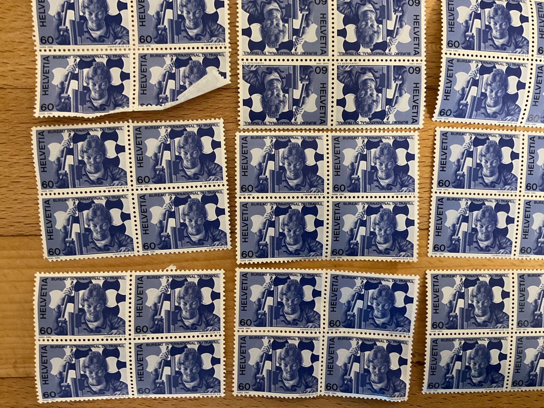 Tutti i francobolli: 60Fr Ämter Frankaturware ungestempelt postfrisch Sammlung – Nuovo (secondo la descrizione) da Wil SG venduto da Chefsugus 3