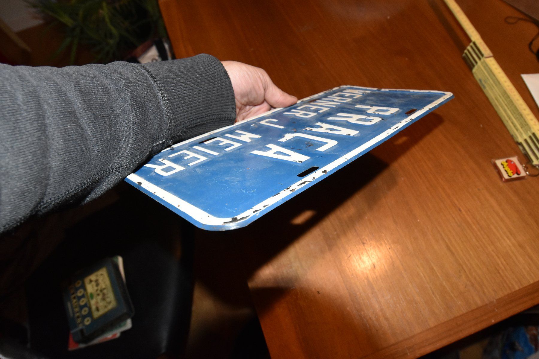 Schilder: VINTAGE Praca Werner J. Meier BLECHSCHILD brasilien? – Gebraucht aus Pfaffhausen von mono_rec 6