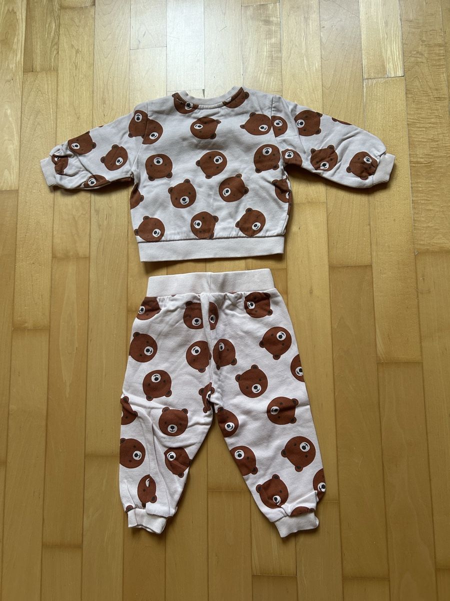 Kleiderpakete & -sets: Mit Bären-Print: Set mit Hose + Pullover ALANA, Gr. 80 – Neu (gemäss Beschreibung) aus Diessenhofen von Bmaurice 1
