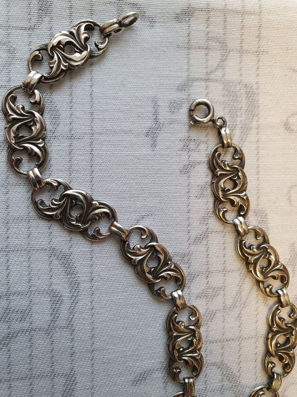 Catenine: Edles Jugendstil 800er Silber Designer – Usato da Wohlen AG venduto da palmsprings 3