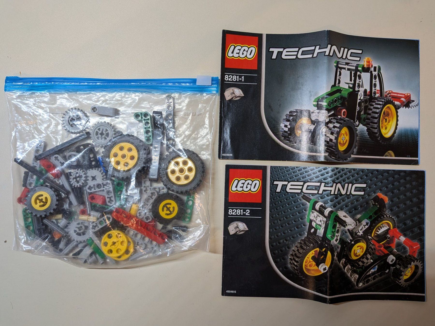 Lego Kit di costruzioni: Lego Technic 8281 Minitraktor [komplett] – Usato da Port venduto da gecotom