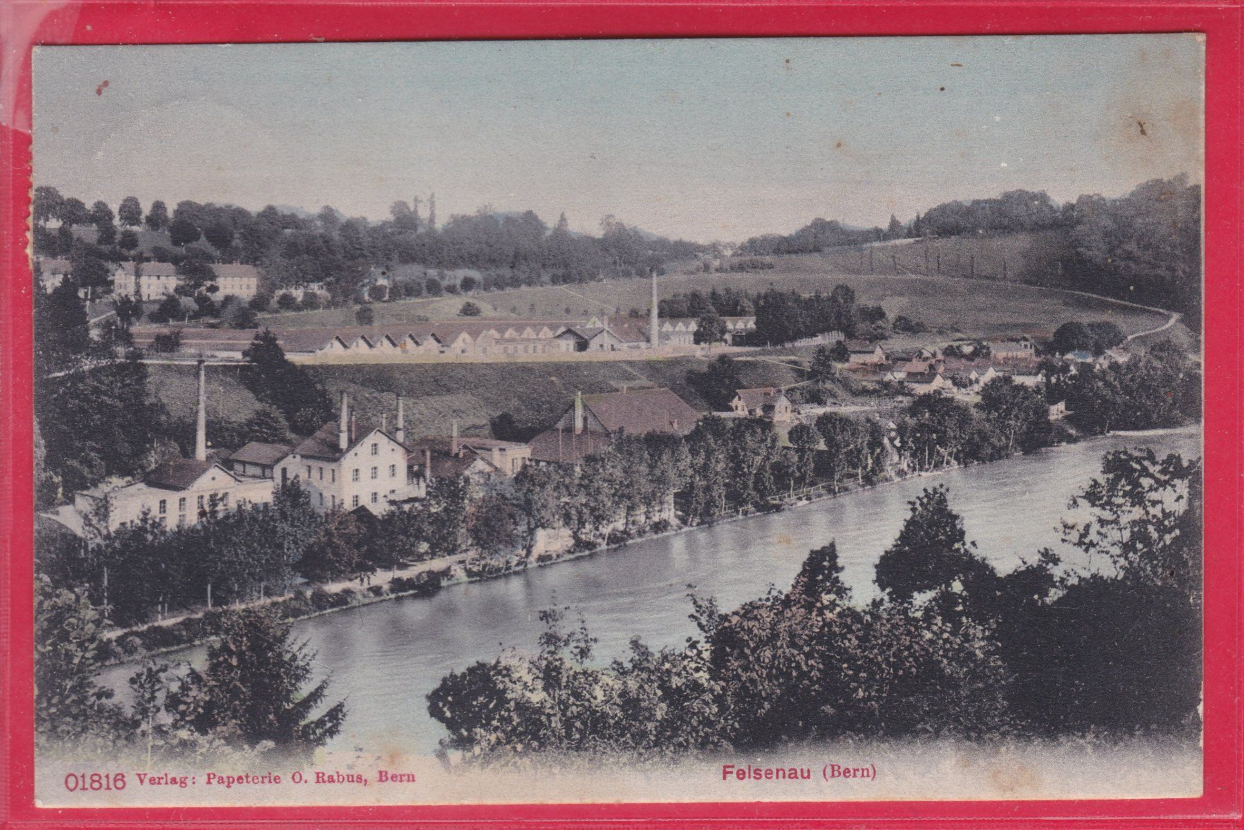 Cartoline postali: FELSENAU (BERN), 14.8.1911 – Usato da Oberrieden venduto da Gebirgsstelze